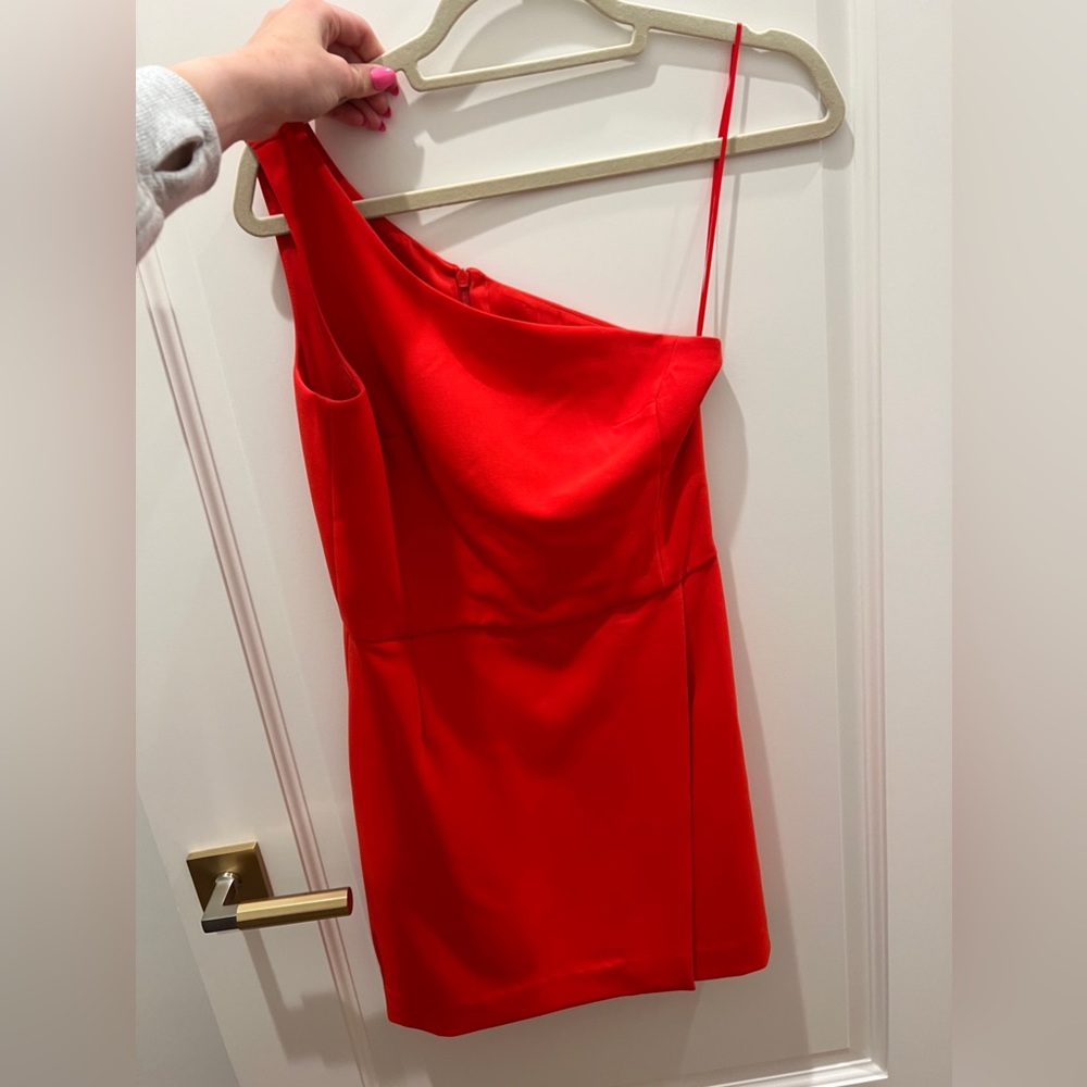 FRENCH CONNECTION RED MINI DRESS